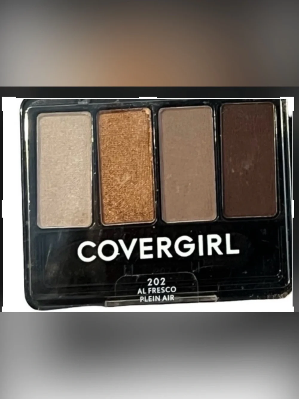 CoverGirl Eyeshadow Palette 202 Al Fresco - Warm Neutral Brown & Gold Shades FPD